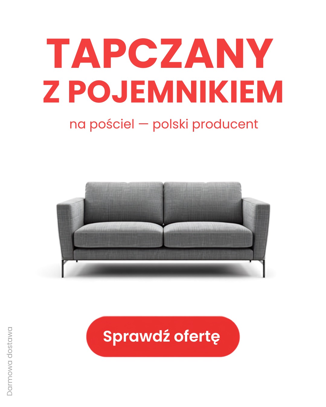 tapczany z pojemnikiem na pościel